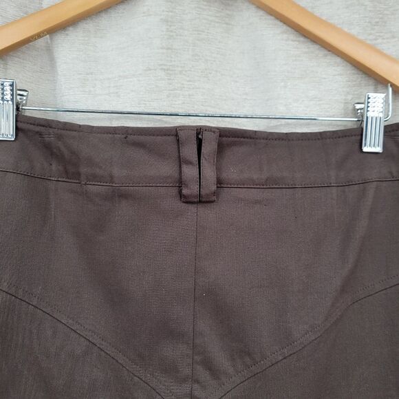 Italian Y2K Choclate Brown Ruffled Skirt and Blazer Set Steampunk Dark Academia - Picture 8 of 16